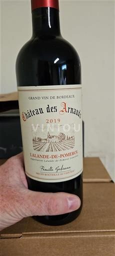 Vin Rouge sec Château Des Arnauds 2019 France Bordeaux Lalande-de-pomerol