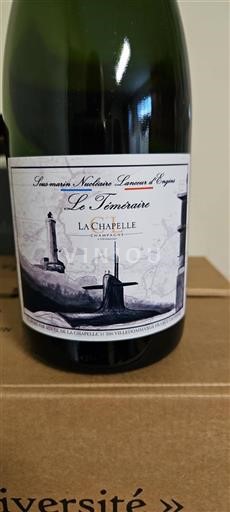Vin Effervescent Blanc brut Le Téméraire La Chapelle Non millésimé France Champagne