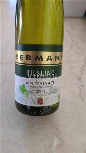 Alsace Grand Cru Rebmann 2017