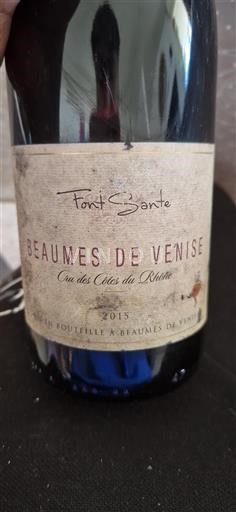 Valle del Rodano Beaumes de Venise Font Sante 2015