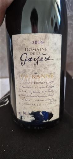 Rhônen laakso Cairanne Domaine La Gayère 2014
