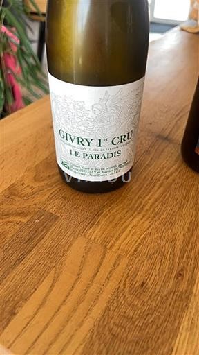 Bourgogne Givry Premier Cru Le Paradis Non Millésimé