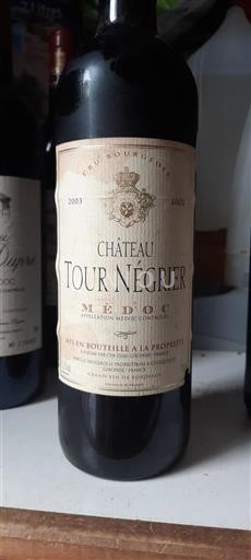 Bordeaux Médoc Cru Bourgeois Château Tour Négrier 2003