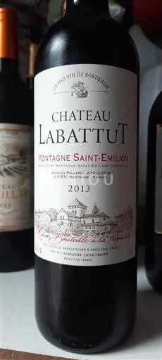 Bordeaux Montagne Saint-Émilion Château Labattut 2013