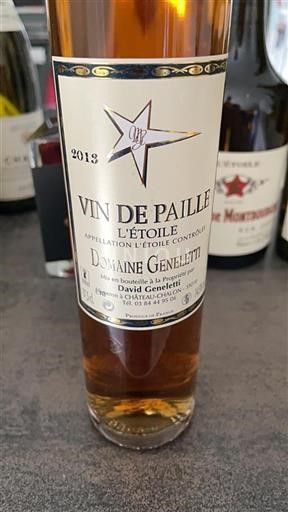 Jura L'Étoile Domaine Geneletti Vin de Paille 2013