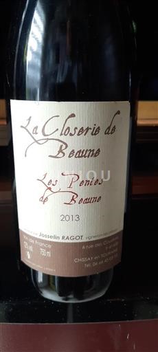 Borgogna Non specificato Grand Cru La Closerie de Beaune Les Pentes de Beaune 2013