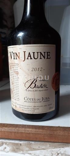 Jura Côtes du Jura Domaine Badoz 2012