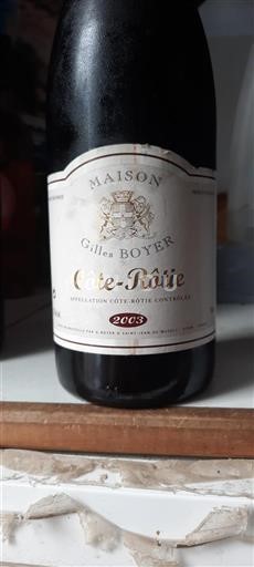 Rhône Valley Côte-Rôtie Maison Gilles Boyer 2003