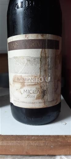 Piedmont Wines Barbaresco Dante Rivetti Micca 2004