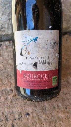 Vin Rouge sec Demoiselle Bleue La Cave des Vins de Bourgueil 2015 France Vallée de la Loire Bourgueil AOC bio