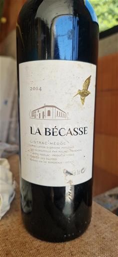 Bordeaux Listrac-Médoc La Bécasse 2014