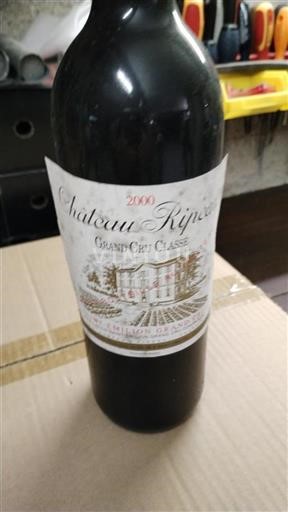 Bordeaux Saint-Émilion Grand Cru Grand Cru Château Ripeau 2000