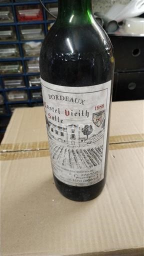 Vin Rouge sec La Salle Castel Vieil 1989 France Bordeaux AOC