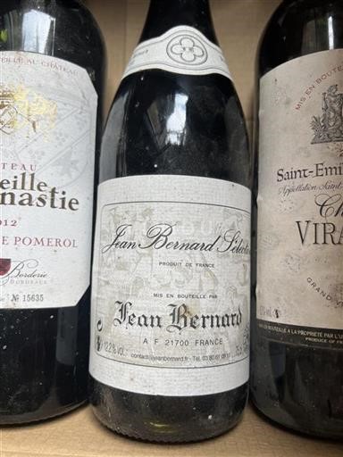 Bordeaux Pomerol Jean Bernard Sélectionnée 2012