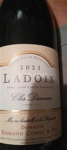 Borgonha Ladoix Domaine Edmond Cornu & Fils Clos Diconne 2021