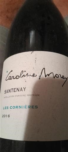 Borgogna Santenay Caroline Morey Les Cornières 2016