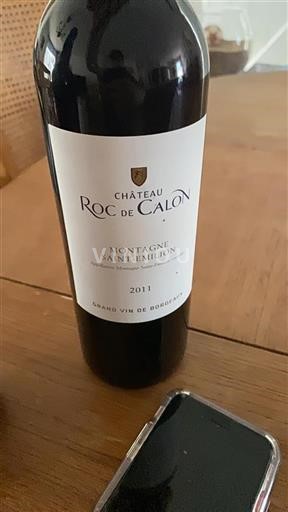 Bordeaux Montagne Saint-Émilion Château Roc de Calon 2011