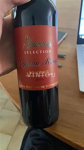 Bordeaux Baron Philippe de Rothschild Sélection Agneau Rouge 2016