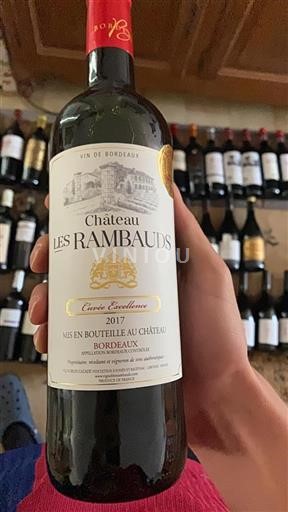 Bordeaux Château Les Rambauds Excellence 2017