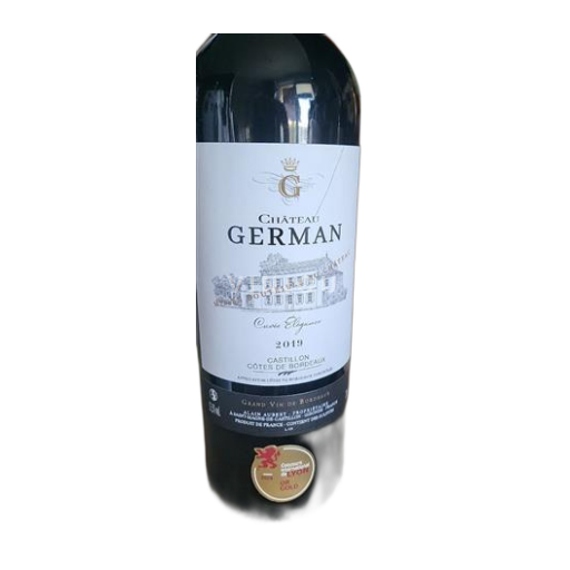 Bordeaux Castillon Côtes de Bordeaux Château German 2019
