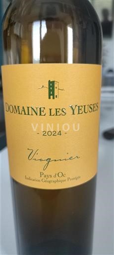Languedoc og Roussillon Pays d'Oc Domaine Les Yeuses Viognier 2024