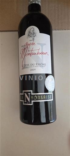 Rhône Valley Côtes-du-Rhône La Nyonsaise Guy de Montauban 2009