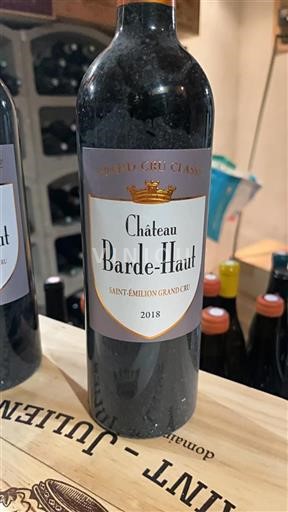 Bordeaux Saint-Émilion Grand Cru Grand Cru Château Barde-Haut 2018
