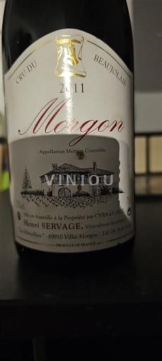 Beaujolais Morgon Henri Servage 2011
