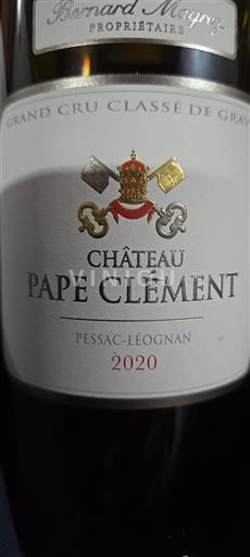 Bordeaux Pessac-Léognan Grand Cru Château Pape Clément 2020