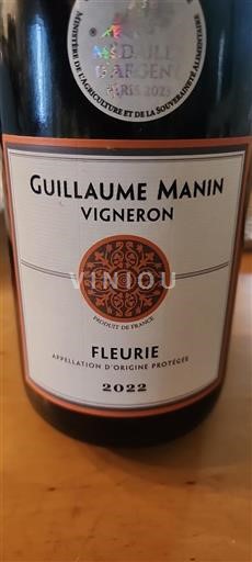 Beaujolais Fleurie Guillaume Manin 2022