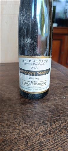 Alsacia Vendanges Tardives Château René Albrecht-Ernst Vendange Tardive 2005