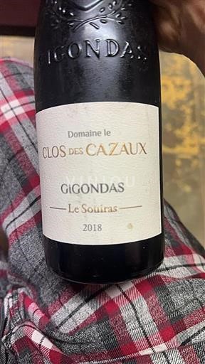 Rhône Valley Gigondas Clos des Cazaux Le Souiras 2018