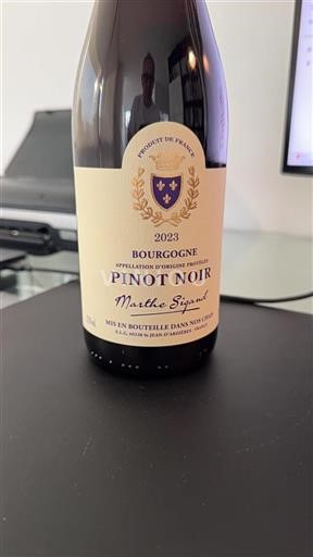 Borgogna Marthe Sigaud Pinot Noir 2023