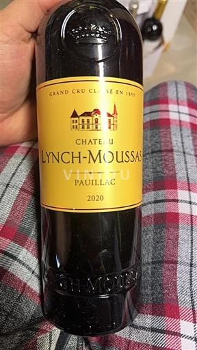 Bordeaux Pauillac Grand Cru Lynch-Moussas 2020