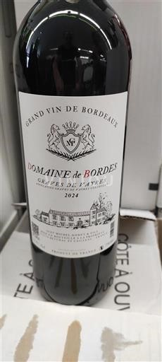 Bordeaux Graves-de-vayres Domaine Bordes 2024