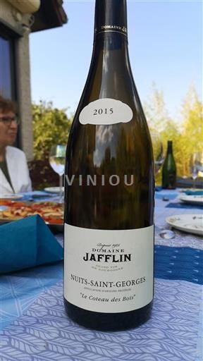 Vin Rouge sec Le Coteau des Bois Domaine Jafflin 2015 France Bourgogne Nuits-saint-georges