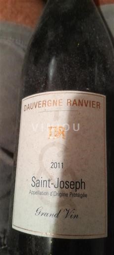 Valle del Ródano Saint-Joseph Dauvergne Ranvier 2011