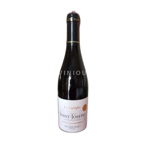 Vin Rouge sec Les espiègles Saint Joseph AOP 2021 France Vallée du Rhône Vin de France nature
