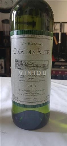 Bordeaux Côtes-de-Bordeaux Clos des Rudel 2015