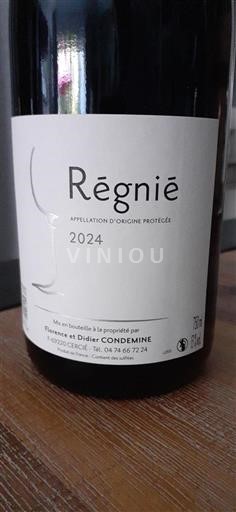 Beaujolais Régnié Florence et Didier Condemine 2024