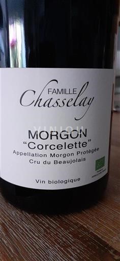 Beaujolais Morgon Famille Chasselay Corcelette 2020