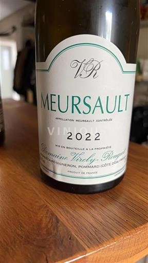 Borgoña Meursault Domaine Virely-Rougeot 2022
