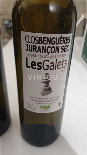 Sydväst Jurançon Clos Benguères Les Galets 2021