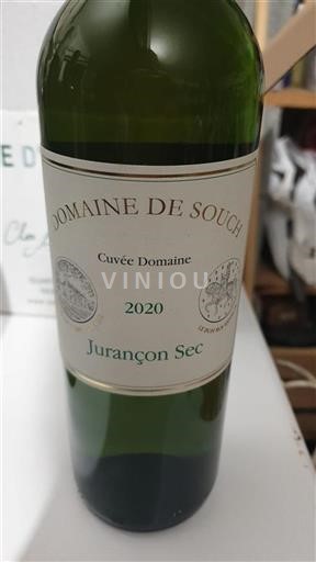 Sydvestfrankrig Jurançon Domaine Souch Domaine 2020