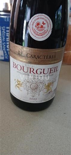 Údolí Loiry Bourgueil Les Caractères 2023