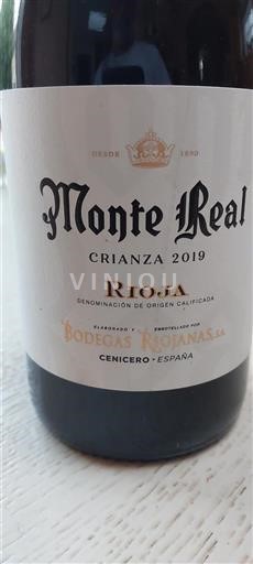Rioja Bodegas Riojanas Monte Real Crianza 2019