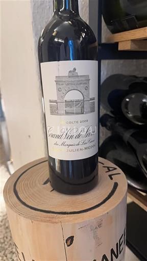 Vin Rouge sec Grand Vin de L%c3%a9oville Château Léoville Las Cases 2009 France Bordeaux Saint-Julien AOC Grand Cru