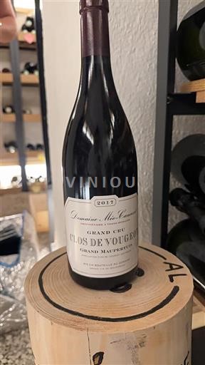 Burgundy Clos de Vougeot Grand Cru Domaine Méo-Camuzet Grand Maupertuis 2017