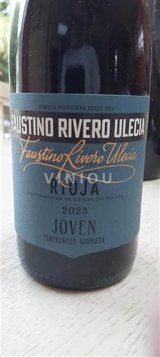 Vin Rouge sec Joven Faustino Rivero Ulecia 2023 Espagne La Rioja Rioja DO