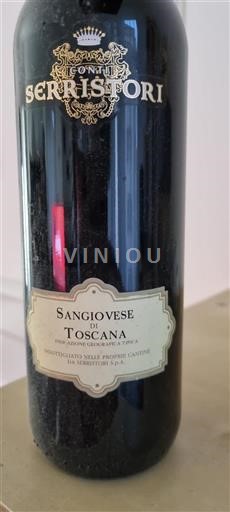 Vin Rouge sec Conti Serristori 2016 Italie Toscane